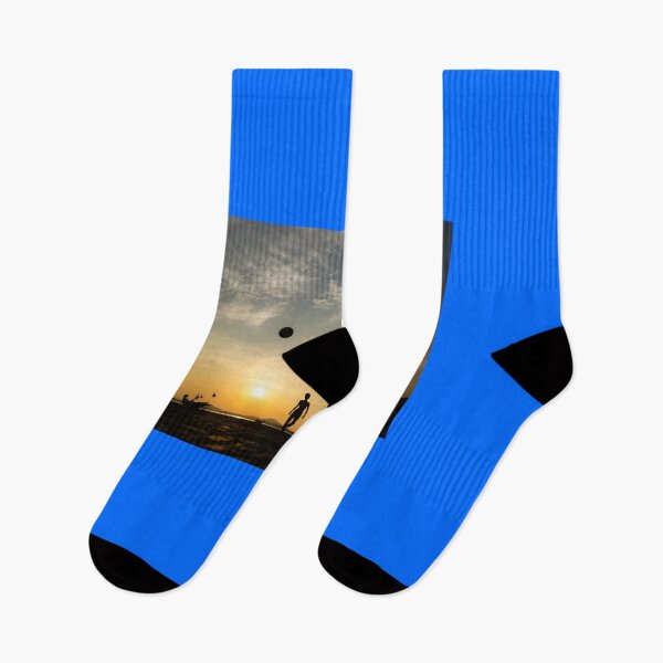 Item preview, Beautiful Sunset Beach Silhouettes People Playing Ball designed and sold by Ciuszkoland.