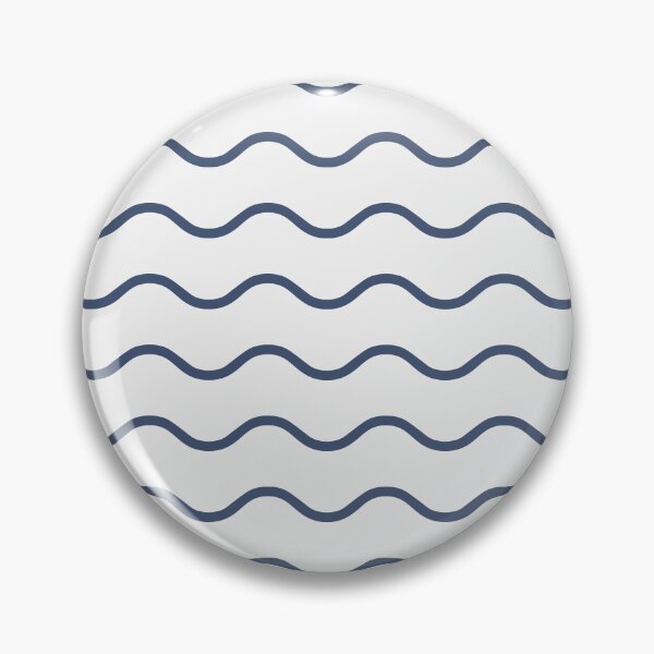 Item preview, White And Blue Waves Pattern designed and sold by pattern-archive.