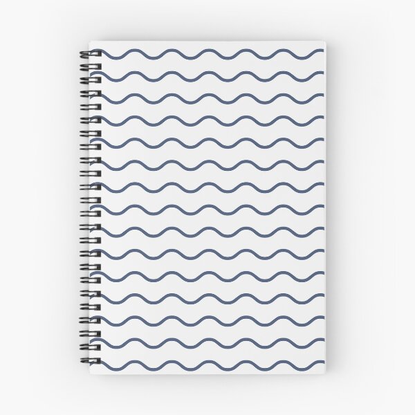 Item preview, White And Blue Waves Pattern designed and sold by pattern-archive.