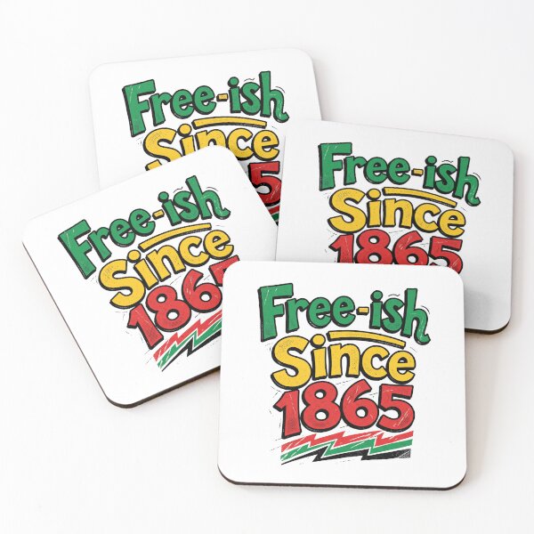 Item preview, Juneteenth Freedom Quote Free-ish Since 1865 Funny Black History Pride Gift for Activists and Culture Lovers designed and sold by Im-Ara.