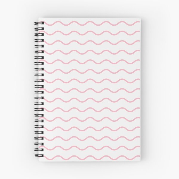Item preview, White And Blush Waves Pattern designed and sold by pattern-archive.
