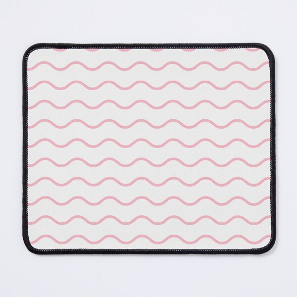 Item preview, White And Blush Waves Pattern designed and sold by pattern-archive.