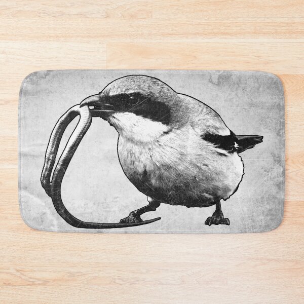 Item preview, Loggerhead Shrike Butcher Bird Etched Illustration designed and sold by Ghoul Enterprises.