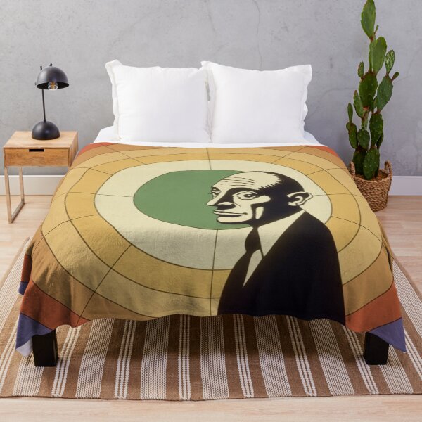 Item preview, Male Portrait in Black and White with Ochre Circles designed and sold by RAISC.