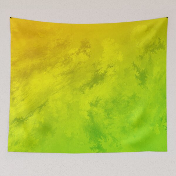 Item preview, lemon lime abstract swirl designed and sold by katzdzynes.