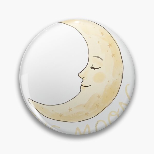 Item preview, The Moon Crescent Illustration – Minimal Celestial Aesthetic designed and sold by Biwbiwty.
