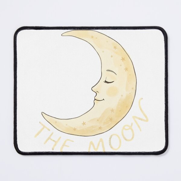 Item preview, The Moon Crescent Illustration – Minimal Celestial Aesthetic designed and sold by Biwbiwty.