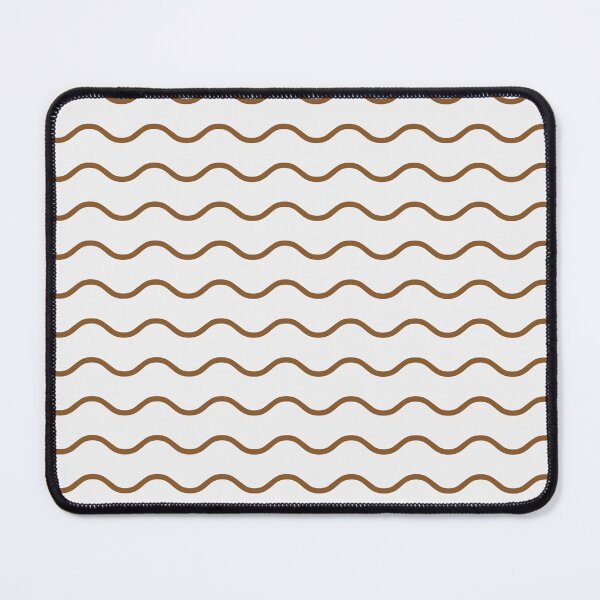 Item preview, White And Bronze Waves Pattern designed and sold by pattern-archive.