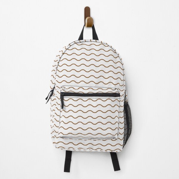 Item preview, White And Bronze Waves Pattern designed and sold by pattern-archive.