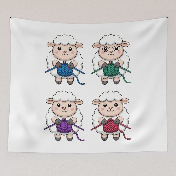 Item preview, Knit Crochet Knitter Gift Crocheting Sheep Knitting Lover designed and sold by TrinaEspinoza.