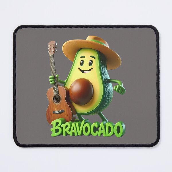 Item preview, Avocado with a guitar – World Music Day designed and sold by Art-Arcade6.