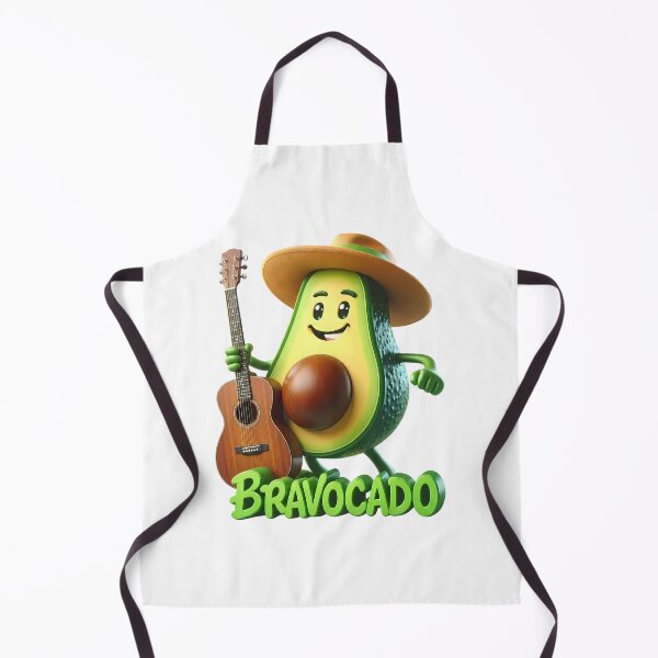 Item preview, Avocado with a guitar – World Music Day designed and sold by Art-Arcade6.