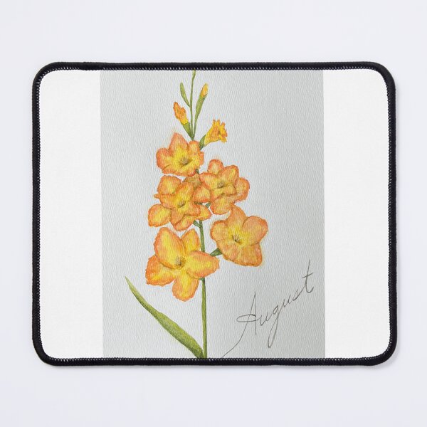 Item preview, Summer - August Watercolor Flower - Gladiolus: Integrity designed and sold by MiniRadiance.