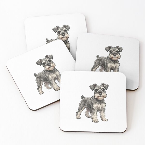 Item preview,  Cute Watercolor Miniature Schnauzer designed and sold by SOUFIANE1991.
