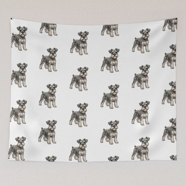 Item preview,  Cute Watercolor Miniature Schnauzer designed and sold by SOUFIANE1991.