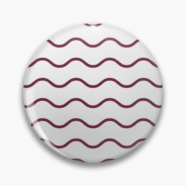 Item preview, White And Burgundy Waves Pattern designed and sold by pattern-archive.