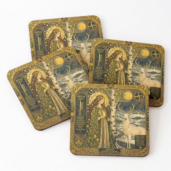 Item preview, The Celtic Tree Calendar I: Brigid and the Birch Moon designed and sold by Stoneflower-Art.