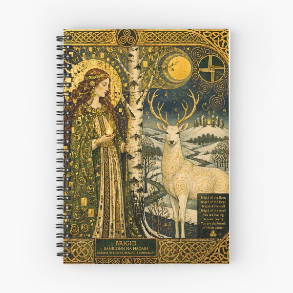 Item preview, The Celtic Tree Calendar I: Brigid and the Birch Moon designed and sold by Stoneflower-Art.