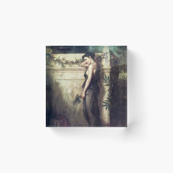 Item preview, Poster Gone But Not Forgotten - John William Waterhouse Painting designed and sold by marTeenHamb.