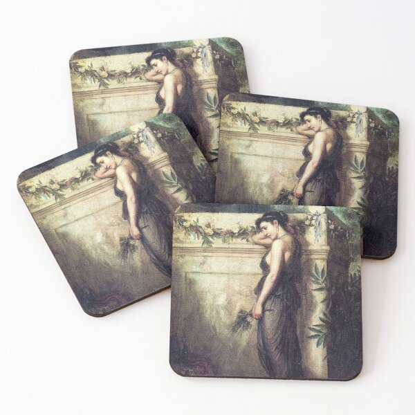 Item preview, Poster Gone But Not Forgotten - John William Waterhouse Painting designed and sold by marTeenHamb.