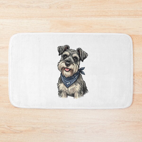 Aperçu de l'œuvre Schnauzer miniature mignon à l'aquarelle créée et vendue par SOUFIANE1991.