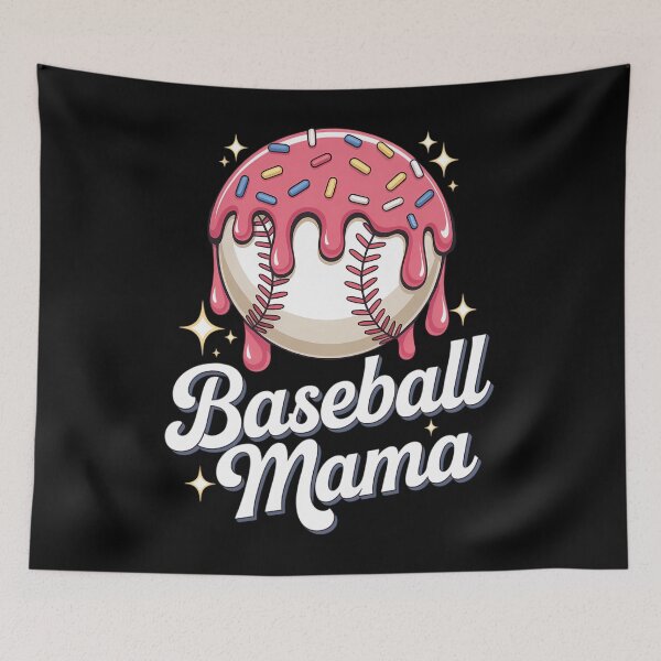 Item preview, Baseball Mama Ice Cream Drip With Sprinkles Mother's Day designed and sold by TrinaEspinoza.