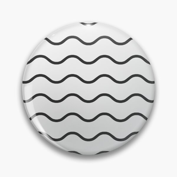 Item preview, White And Charcoal Waves Pattern designed and sold by pattern-archive.