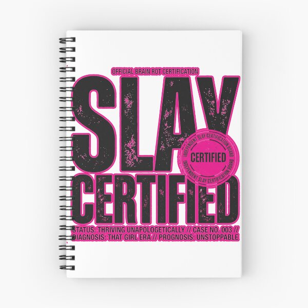 Item preview, Slay Certified Official Brain Rot Certification Funny Sarcastic Design designed and sold by StillWildink.