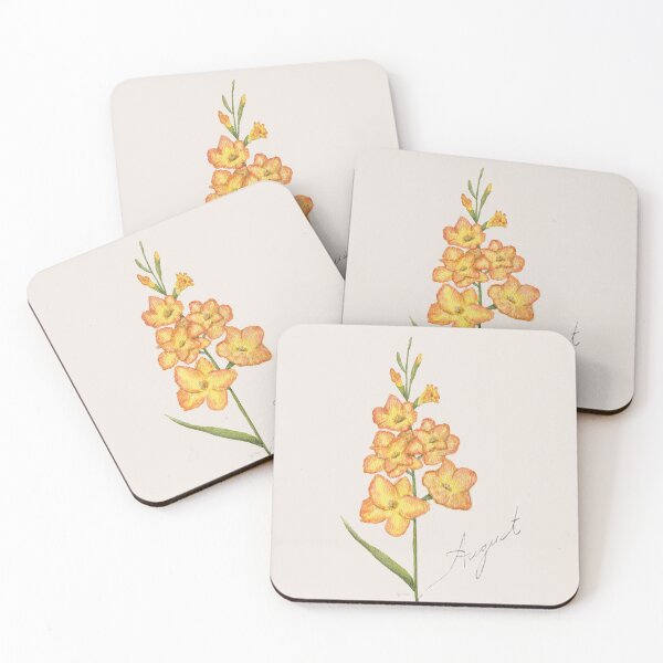 Item preview, Summer - August Watercolor Flower - Gladiolus: Integrity designed and sold by MiniRadiance.