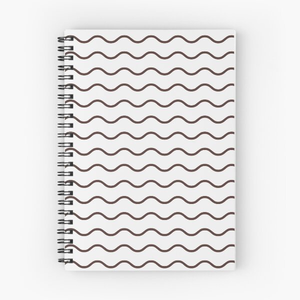 Item preview, White And Chocolate Waves Pattern designed and sold by pattern-archive.