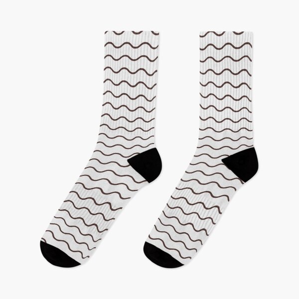 Item preview, White And Chocolate Waves Pattern designed and sold by pattern-archive.