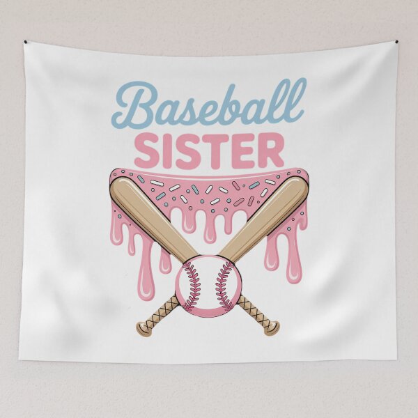 Item preview, Baseball Sister Drip Ice Cream Baseball Game Day designed and sold by TrinaEspinoza.