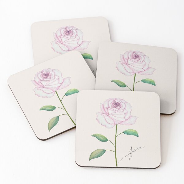 Item preview, Summer - June Watercolor flower - Rose: Love designed and sold by MiniRadiance.
