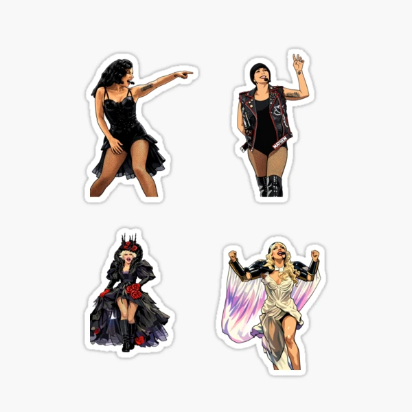 Lady Gaga Mayhem Ball sticker pack. MAYHEM Lady Gaga