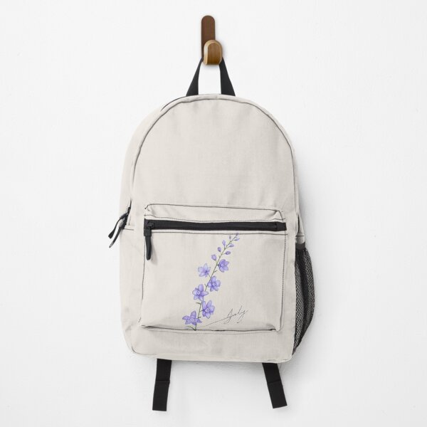 Item preview, Summer - July Watercolor Flower - Larkspur: Positivity designed and sold by MiniRadiance.