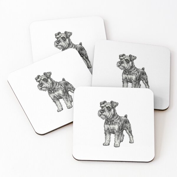 Aperçu de l'œuvre Schnauzer miniature vintage adorable créée et vendue par SOUFIANE1991.