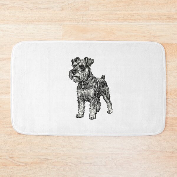 Aperçu de l'œuvre Schnauzer miniature vintage adorable créée et vendue par SOUFIANE1991.