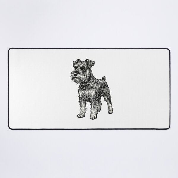 Item preview, Cute Vintage Miniature Schnauzer designed and sold by SOUFIANE1991.