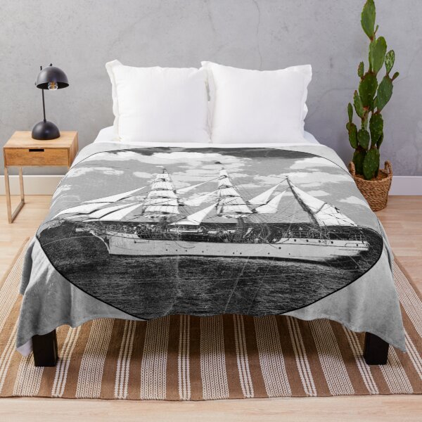 Item preview, Tall Ship Europa Vintage Nautical Etched Illustration designed and sold by Ghoul Enterprises.