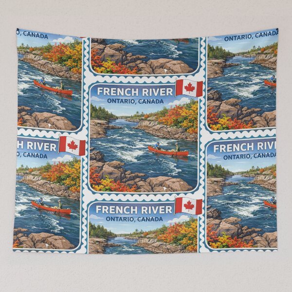 Artikelvorschau, Vintage-Reiseaufkleber „Französischer Fluss“ entworfen und verkauft von francous03.