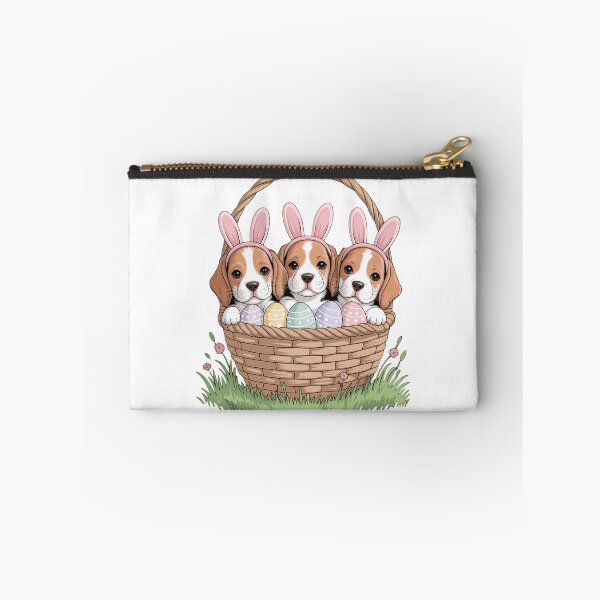 Item preview, Basset Hound Bunny Easter Basket Egg Easter Day designed and sold by TrinaEspinoza.