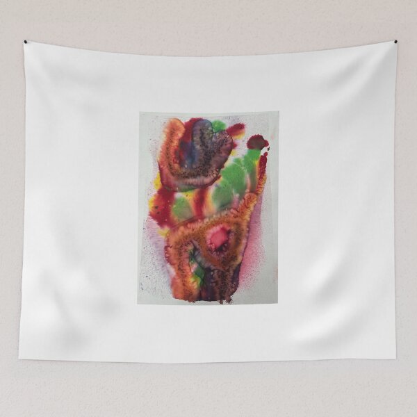 Item preview, The Gesture — Abstract Watercolour Print designed and sold by RishabhKapoor.