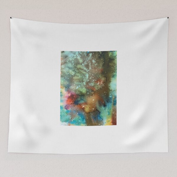 Item preview, Before Light — Nebula Abstract Watercolour Art Print designed and sold by RishabhKapoor.