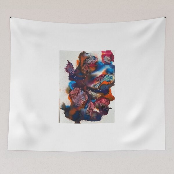 Item preview, First Matter — Cellular Abstract Watercolour Art Print designed and sold by RishabhKapoor.