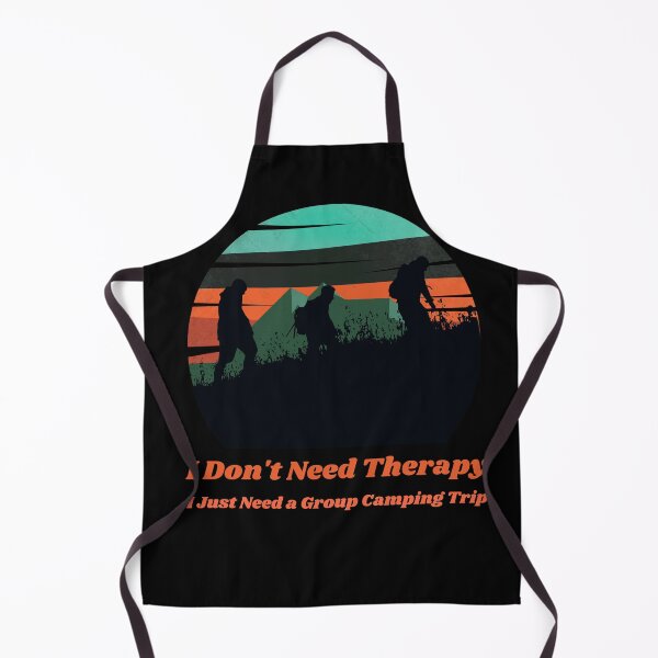 Item preview, Funny Group Camping Trip Quote - Retro Outdoor Therapy Graphic designed and sold by AbulailArt.