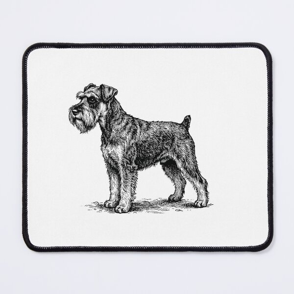 Item preview, Cute Vintage Miniature Schnauzer designed and sold by SOUFIANE1991.