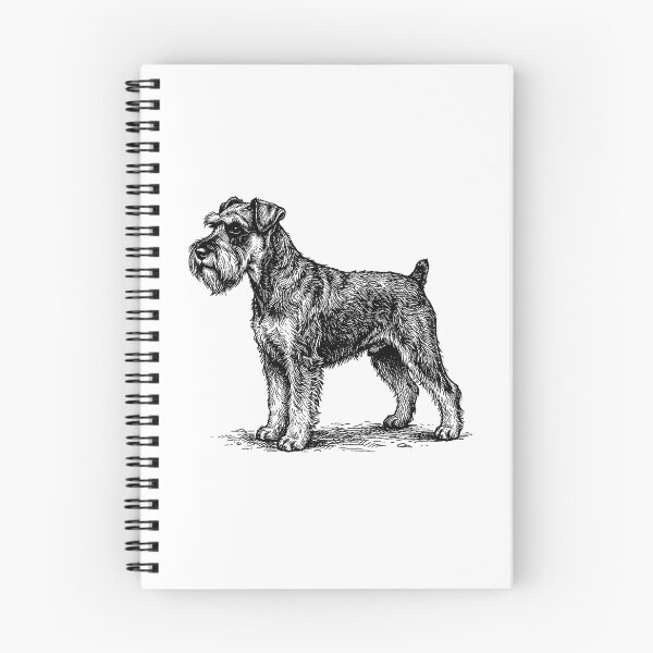 Item preview, Lindo Schnauzer miniatura vintage designed and sold by SOUFIANE1991.