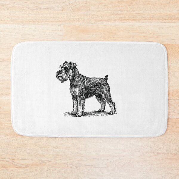 Aperçu de l'œuvre Schnauzer miniature vintage adorable créée et vendue par SOUFIANE1991.