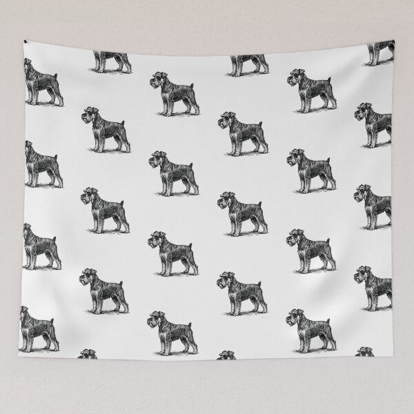 Item preview, Cute Vintage Miniature Schnauzer designed and sold by SOUFIANE1991.