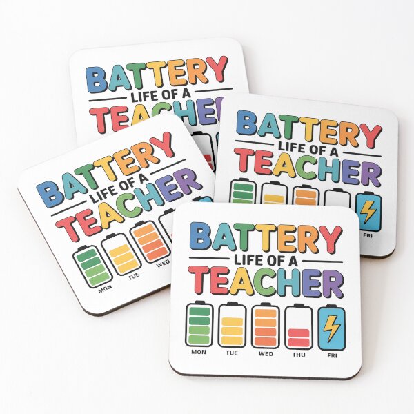 Item preview, Battery Life Of A Teacher designed and sold by TrinaEspinoza.